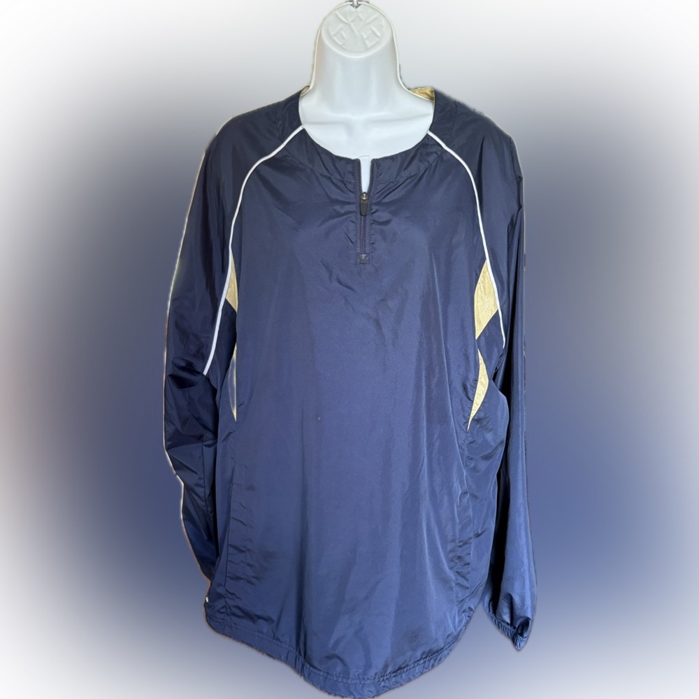 Holloway Quarter Zip Pullover Windbreaker Jacket Size XL